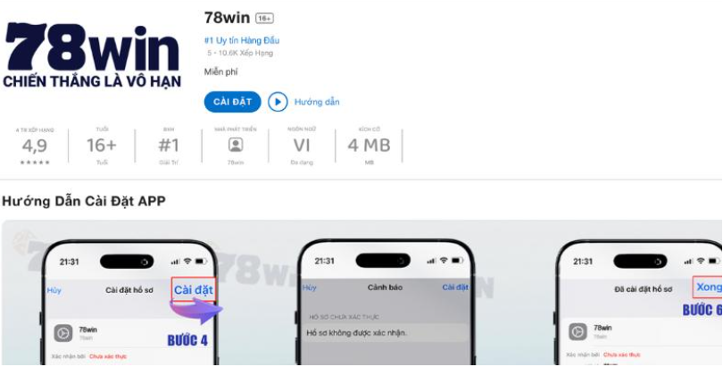 Tải app 78WIN